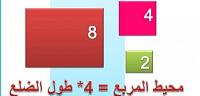 تعرف ما هو محيط المربع